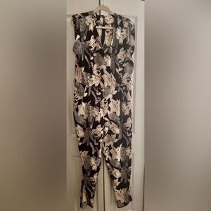 Kardashian Kollection Black and White Jumpsuit.